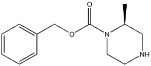 (S)-BENZYL 2-METHYLPIPERAZINE-1-CARBOXYLATE Struktur