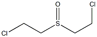 BIS(2-CHLOROETHYL)SULFOXIDE Struktur