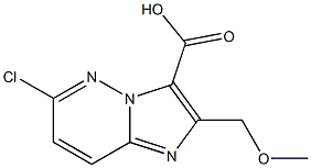 6-CHLORO-2-(METHOXYMETHYL)IMIDAZO[1,2-B]PYRIDAZINE-3-CARBOXYLIC ACID Struktur