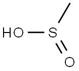 methylsulfinic acid Struktur