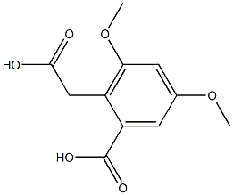 3,5-DIMETHOXYHOMOPHTHALIC ACID Struktur