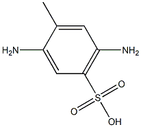 2,5-DIAMINOTOLUENE-4-SULFONIC ACID Struktur