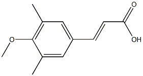 3,5-DIMETHYL-4-METHOXYCINNAMIC ACID Struktur