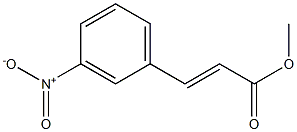 METHYL 3-NITROCINNAMATE Struktur