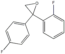 2-(2-FLUOROPHENYL)-2-(4-FLUOROPHENYL)OXIRANE Struktur