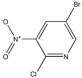 5-BROMO-CHLORO-3-NITROPYRIDINE Struktur