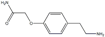 2-[4-(2-AMINOETHYL)PHENOXY]ACETAMIDE Struktur