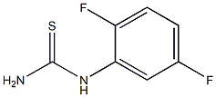 N-(2,5-DIFLUOROPHENYL)THIOUREA Struktur