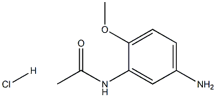 N-(5-AMINO-2-METHOXYPHENYL)ACETAMIDE HYDROCHLORIDE Struktur