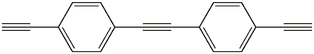 1-ETHYNYL-4-[(4-ETHYNYLPHENYL)ETHYNYL]BENZENE Struktur