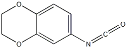 6-ISOCYANATO-2,3-DIHYDRO-1,4-BENZODIOXINE Struktur