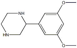 2-(3,5-DIMETHOXYPHENYL)PIPERAZINE, 95+% Struktur