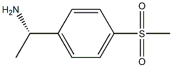 (1S)-1-[4-(METHYLSULFONYL)PHENYL]ETHANAMINE Struktur