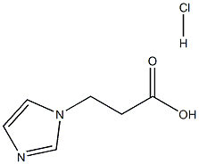 3-IMIDAZOL-1-YL-PROPIONIC ACID HYDROCHLORIDE Struktur