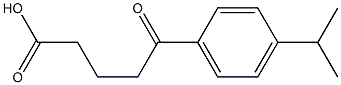 5-(4-ISO-PROPYLPHENYL)-5-OXOVALERIC ACID 95% Struktur