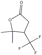 4-HYDROXY-4-METHYL-3-TRIFLUOROMETHYL-PENTANOIC ACID LACTONE Struktur