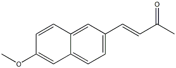 4-(6-METHOXYNAPHTHALEN-2-YL)BUT-3-EN-2-ONE Struktur