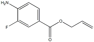 4-AMINO-3-FLUOROBENZOIC ACID ALLYL ESTER, 95+% Struktur