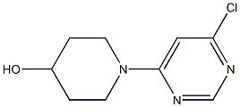 1-(6-CHLOROPYRIMIDIN-4-YL)-4-PIPERIDINOL, 95+% Struktur