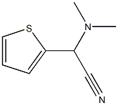 (DIMETHYLAMINO)(THIEN-2-YL)ACETONITRILE Struktur