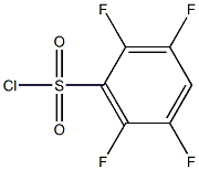 2,3,5,6-TETRAFLUOROBENZENESULPHONYL CHLORIDE Struktur