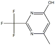 6-METHYL-2-TRIFLUOROMETHYLPYRIMIDIN-4-OL, 95+% Struktur