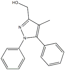 3-HYDROXYMETHYL-N,5-DIPHENYL-4-METHYL PYRAZOLE Struktur