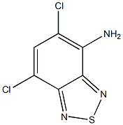 4-AMINO-5,7-DICHLORO-2,1,3-BENZOTHIADIAZOL Struktur