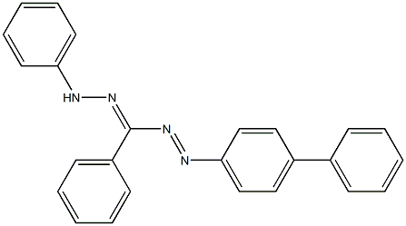 1,5-DIPHENYL-3-(P-DIPHENYL)FORMAZAN Struktur