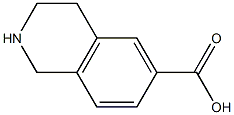 1,2,3,4-Tetrahydro-6-isoquinolinecarboxylic acid Struktur