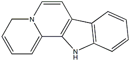 4,12-DIHYDROINDOLO[2,3-A]QUINOLIZINE Struktur