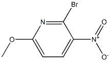 2-BROMO-6-METHOXY-NITRO-PYRIDINE Struktur