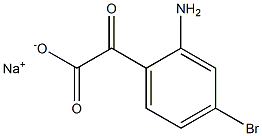 SODIUM 2-(2-AMINO-4-BROMOPHENYL)-2-OXOACETATE Struktur