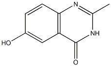 6-Hydroxy-2-methylquinazolin-4(3H)-one Struktur