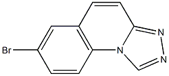 7-bromo-[1,2,4]triazolo[4,3-a]quinoline Struktur