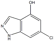 6-CHLORO-4-HYDROXYINDAZOLE Struktur