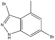 3,6-DIBROMO-4-METHYLINDAZOLE Struktur