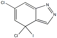 4,6-DICHLORO-4-IODOINDAZOLE Struktur