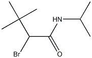 2-BROMO-3,3-DIMETHYL-N-ISOPROPYL-N-BUTYRAMIDE Struktur