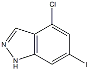 4-CHLORO-6-IODOINDAZOLE Struktur