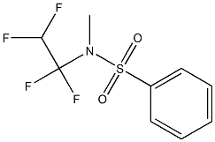 N-(1,1,2,2-TETRAFLUOROETHYL-N-METHYL)BENZENE-O SULFONAMIDE Struktur