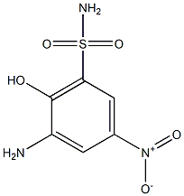 2-AMINO-4-NITROPHENOL-6-SULFONAMIDE Struktur