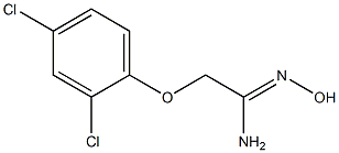 2-(2,4-DICHLOROPHENOXY)ACETAMIDEOXIME Struktur