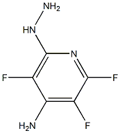 2,3,5-Trifluoro-6-Hydrazinopyridin-4-Amine Struktur