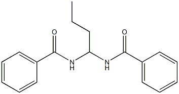 N-[1-(Benzoylamino)Butyl]Benzamide Struktur