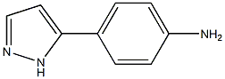 4-(1H-pyrazol-5-yl)benzenamine Struktur