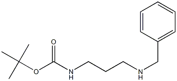 Tert-butyl 3-(benzylamino)propylcarbamate Struktur