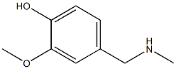 N-METHYLVANILLYLAMINE Struktur