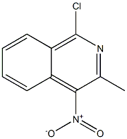 1-CHLORO-3-METHYL-4-NITROISOQUINOLINE Struktur