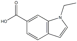 1-ETHYL-1H-INDOLE-6-CARBOXYLIC ACID Struktur